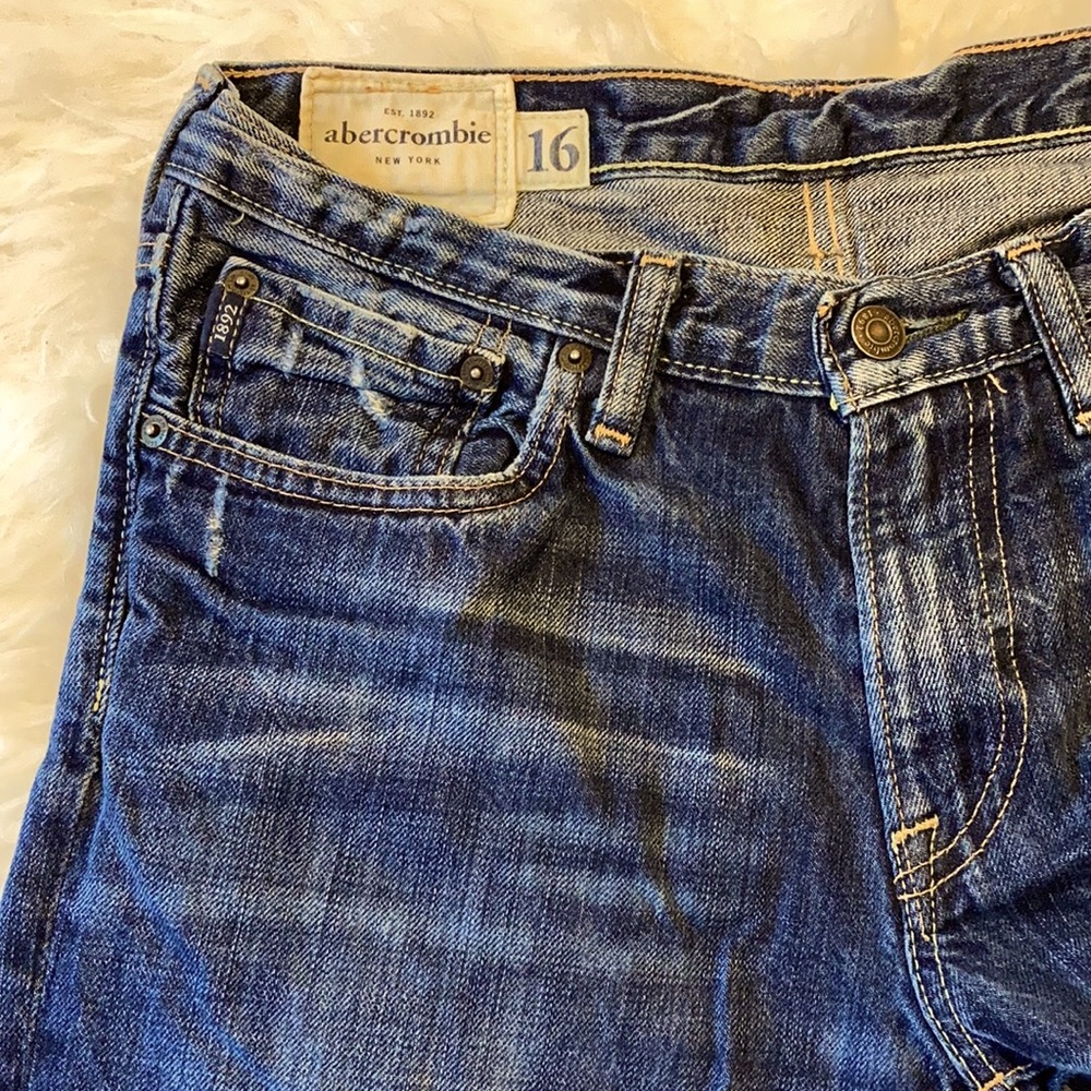 Abercrombie Boys Baxter Low Rise slim boot size 16